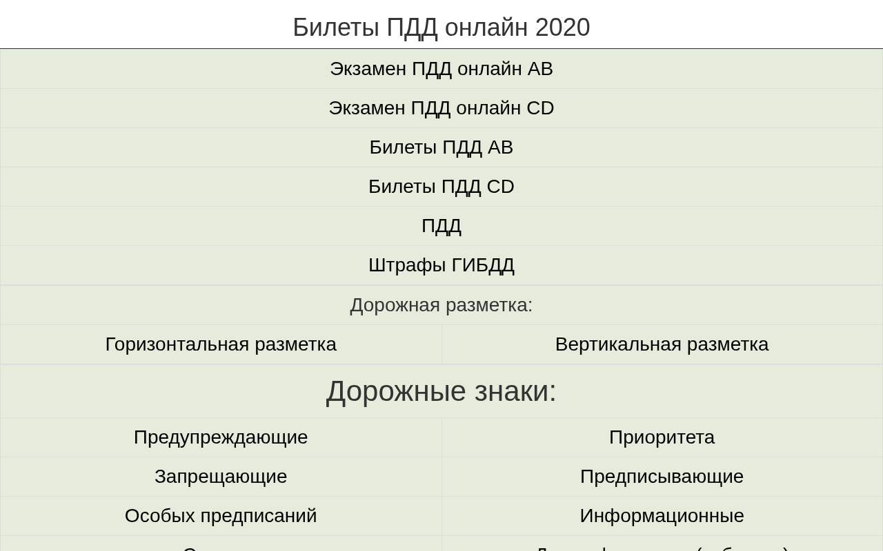 Главная страница: Экзамен ПДД онлайн. Штрафы ГИБДД