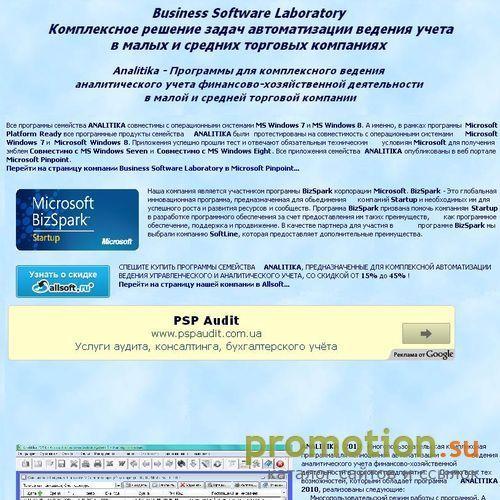 Архивное изображение: Business Software Laboratory - автоматизация учета