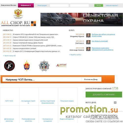 Архивное изображение: Allchop.ru: вакансии, чоп