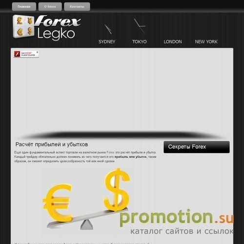 Архивное изображение: Сайт о заработке на FOREX