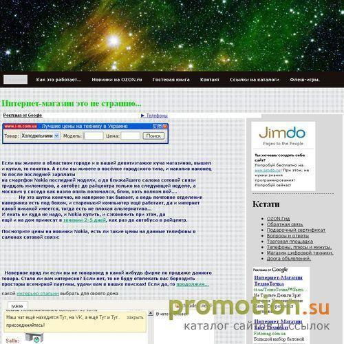 Архивное изображение: Интернет-магазин это не страшно