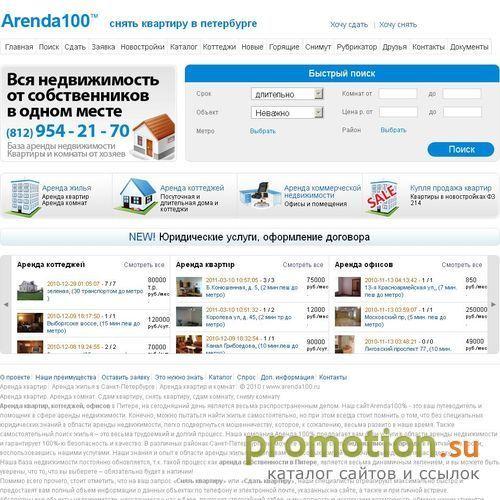 Архивное изображение: Аренда100% Аренда недвижимости в Питере