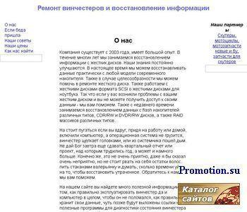 Архивное изображение: Ремонт винчестеров и восстановление информации