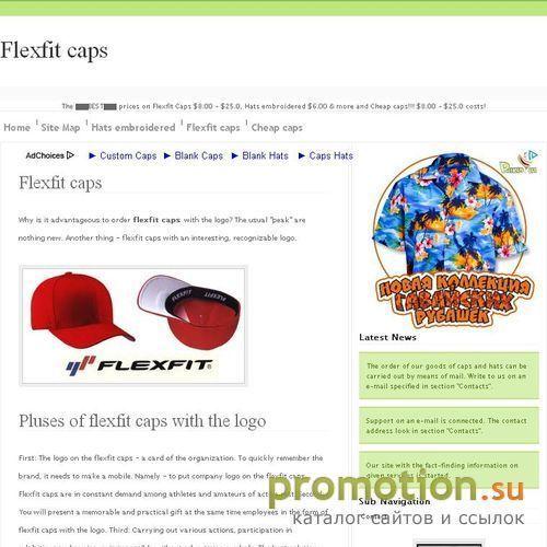 Архивное изображение: Flexfit caps, Hats embroidered and other