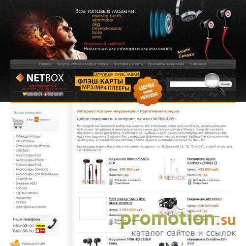 Архивное изображение: Интернет магазин netbox.by