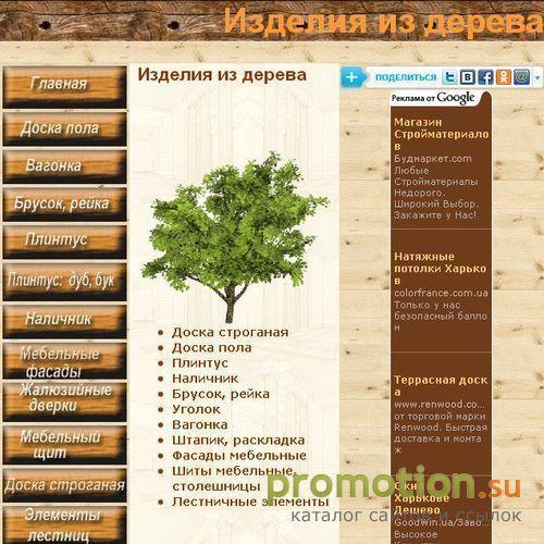Архивное изображение: Стройматериалы из дерева и деревянные полы
