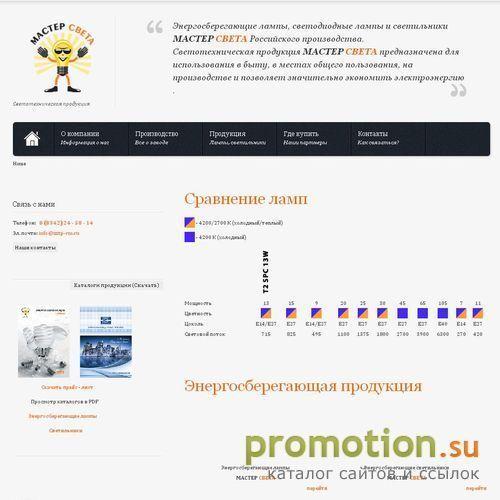 Архивное изображение: Энергосберегающие лампы Масте Света