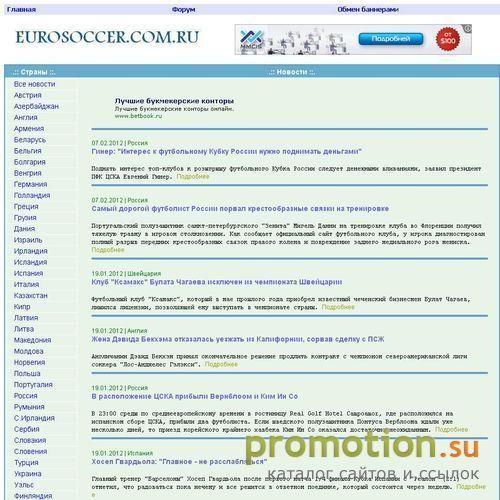 Архивное изображение: Европейский футбол