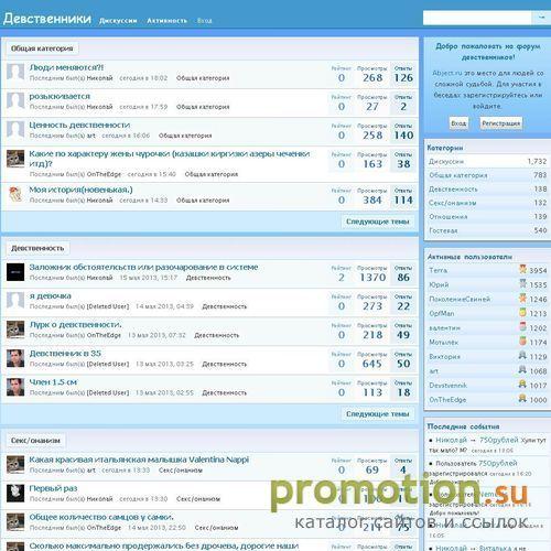 Архивное изображение: Девственники и девственницы
