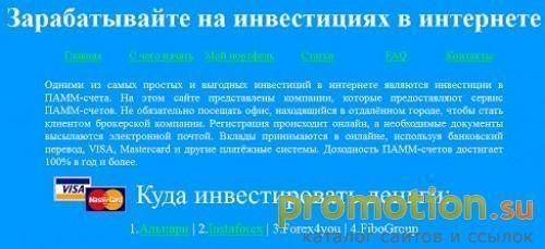 Архивное изображение: Инвестиции в интернете