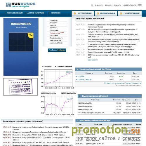 Архивное изображение: RUSbonds - облигации в России