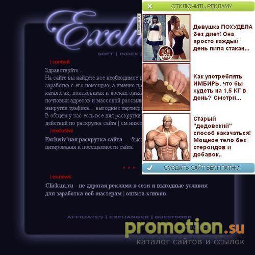 Архивное изображение: Exclusiv / Раскрутка сайта