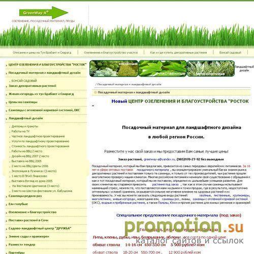 Архивное изображение: Озеленение и благоустройство