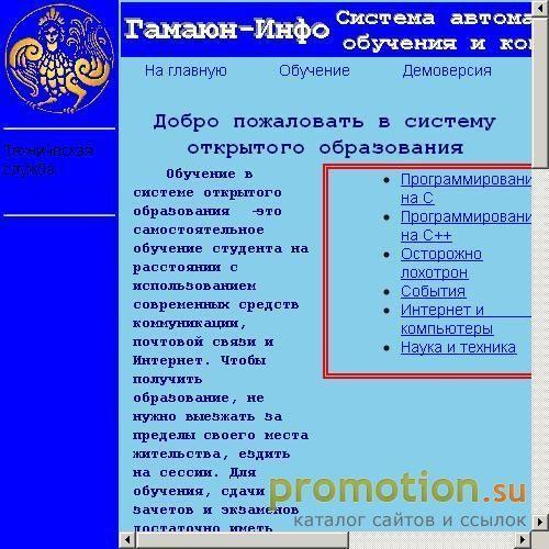 Архивное изображение: Гамаюн-Инфо