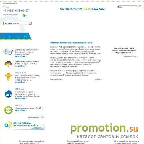 Архивное изображение: Компания Web Optima