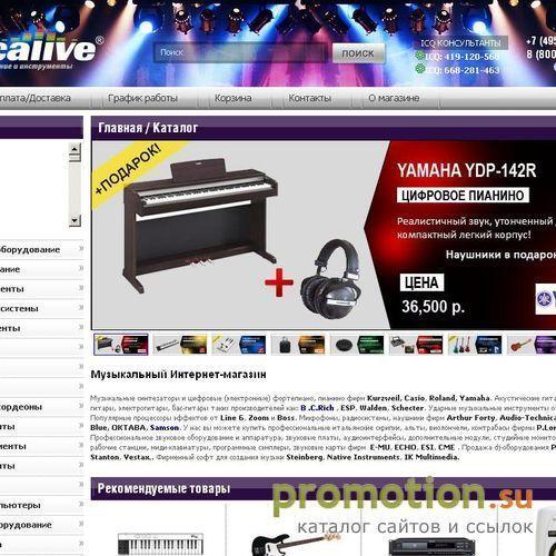 Архивное изображение: Музыкальный Интернет-Магазин