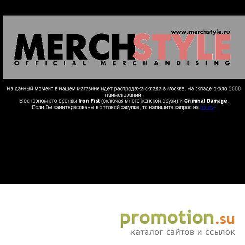Архивное изображение: MerchStyle.ru – Магазин альтернативной одежды