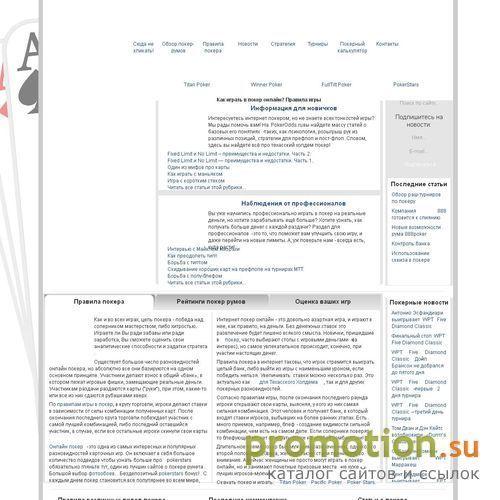 Архивное изображение: Все правила покера для всех поклонников этой игры
