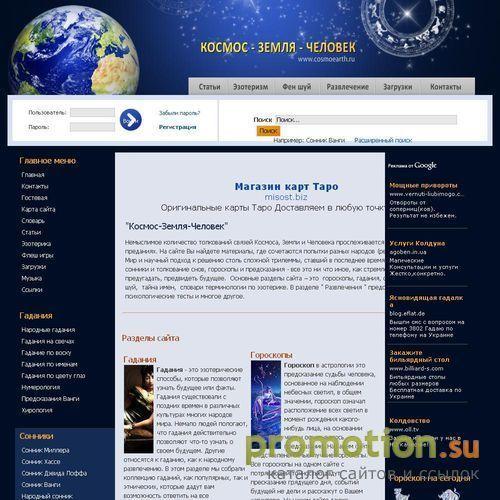 Архивное изображение: Космос-Земля- Человек