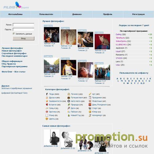 Архивное изображение: Сайт Pildid - неожиданные знакомства и дневники