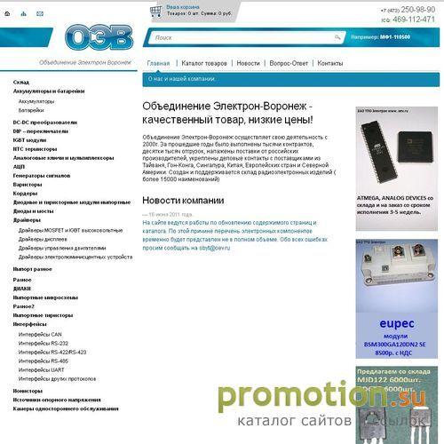 Архивное изображение: Объединение Электрон-Воронеж